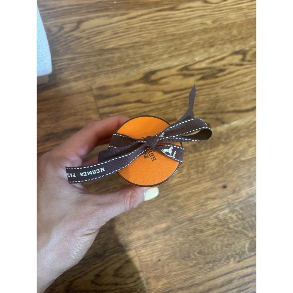 Hermes Authentic Empty Twilly Orange Box